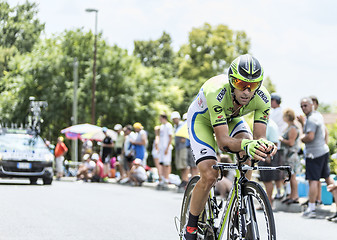 Image showing The Cyclist Marco Marcato - Tour de France 2014