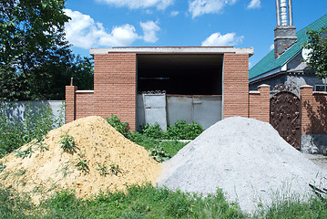 Image showing unfinished garage