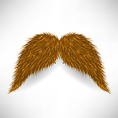 Image showing Brown Mustache