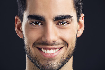 Image showing Handsome man smiling