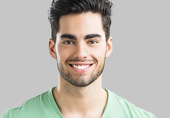 Image showing Handsome man smiling