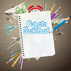 Image showing Back to school concept. EPS 10