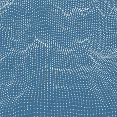 Image showing Abstract grid background. Water surface. Vector illustration. 