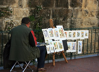 Image showing The painter