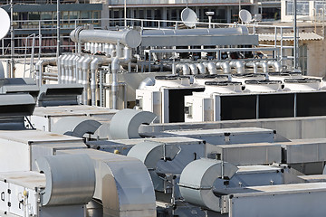 Image showing Rooftop Air Conditioner
