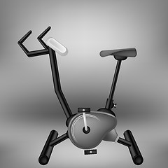 Image showing Exercise Grey Bike for 