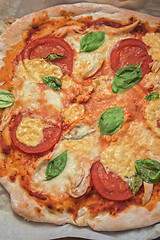 Image showing pizza margarita