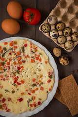 Image showing baked omelette