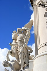 Image showing Angel and horse