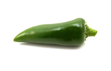 Image showing Small spicy green chili