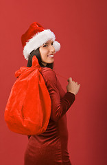 Image showing Christmas girl