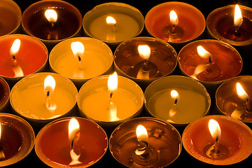 Image showing Burning Candles