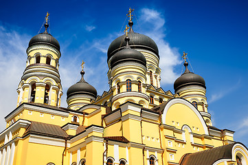 Image showing Main church in the Hancu Monastery, Republic Moldova