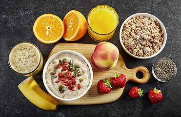 Image showing healthy breakfast ingredients