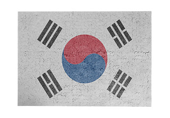 Image showing Large jigsaw puzzle of 1000 pieces - South Korea