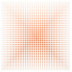 Image showing Orange dot with white background