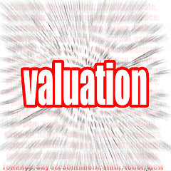 Image showing Valuation word cloud