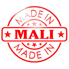 Image showing Made in Mali red seal