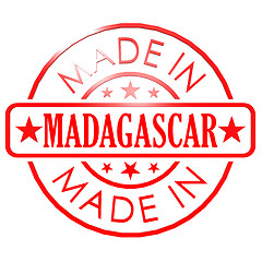 Image showing Made in Madagascar red seal