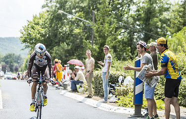 Image showing The Cyclist Blel Kadri - Tour de France 2015