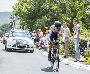 Image showing The Cyclist Jan Barta - Tour de France 2015