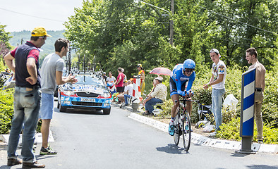 Image showing The Cyclist Johan Vansummeren - Tour de France 2015