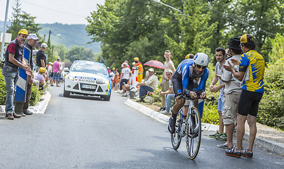 Image showing The Cyclist Tiago Machado - Tour de France 2014