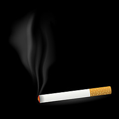 Image showing Smoking Cigarette