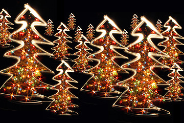 Image showing xmas trees