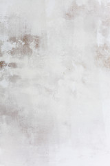 Image showing Grungy white concrete wall background