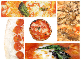 Image showing Pizza collage