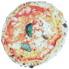 Image showing Margherita pizza isolated