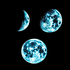 Image showing Moon phases