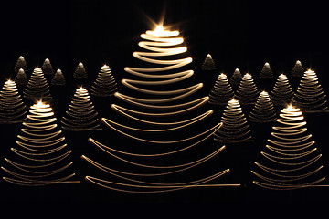 Image showing xmas trees