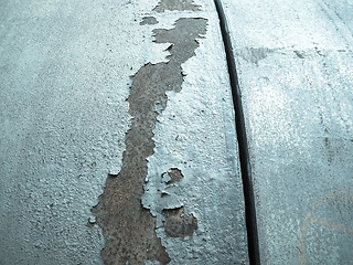 Image showing Rusted steel