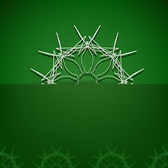 Image showing Green Symbolic Background