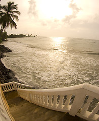 Image showing stairway to the caribbean sea nicaragua