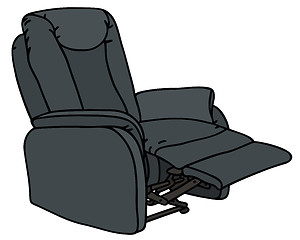 Image showing Big TV armchair