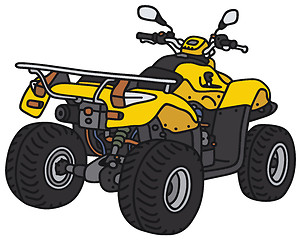 Image showing Yellow ATV