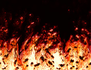 Image showing fire background