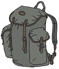 Image showing Old rucksack