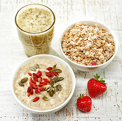 Image showing healthy breakfast ingredients