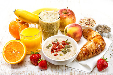 Image showing healthy breakfast ingredients