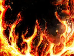 Image showing fire background