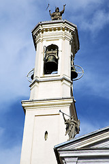 Image showing legnano old abstract in   church tower bell sunny day 