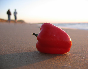 Image showing Leftover pepper