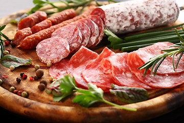 Image showing Antipasto dinner platter 