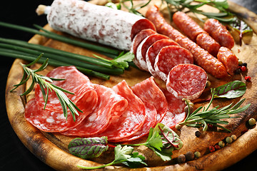 Image showing Antipasto dinner platter 