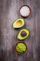 Image showing Guacamole with avocado