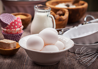 Image showing Baking ingredients